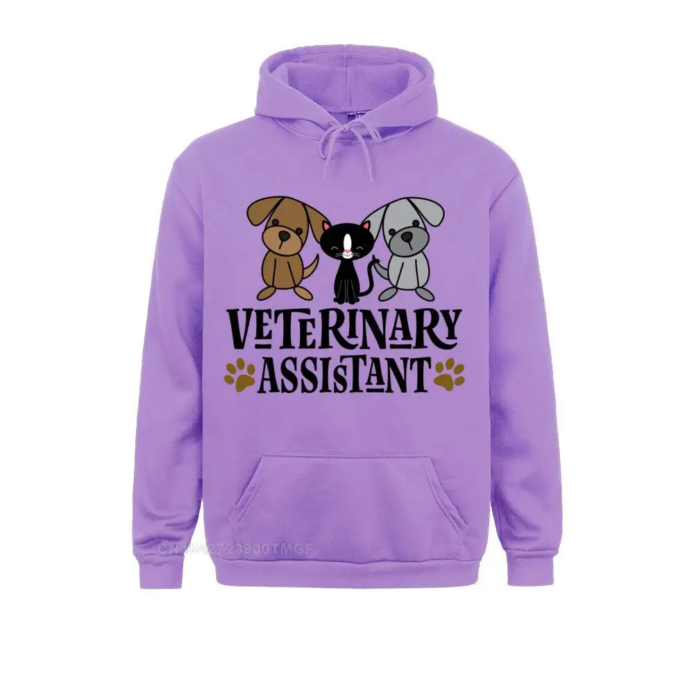New Coming Veterinary Assistant Vet Tech Gift Pullover Hoodie__B8506 Long Sleeve Sweatshirts Autumn  Hoodies for Men Hoods Normal Veterinary Assistant Vet Tech Gift Pullover Hoodie__B8506purple
