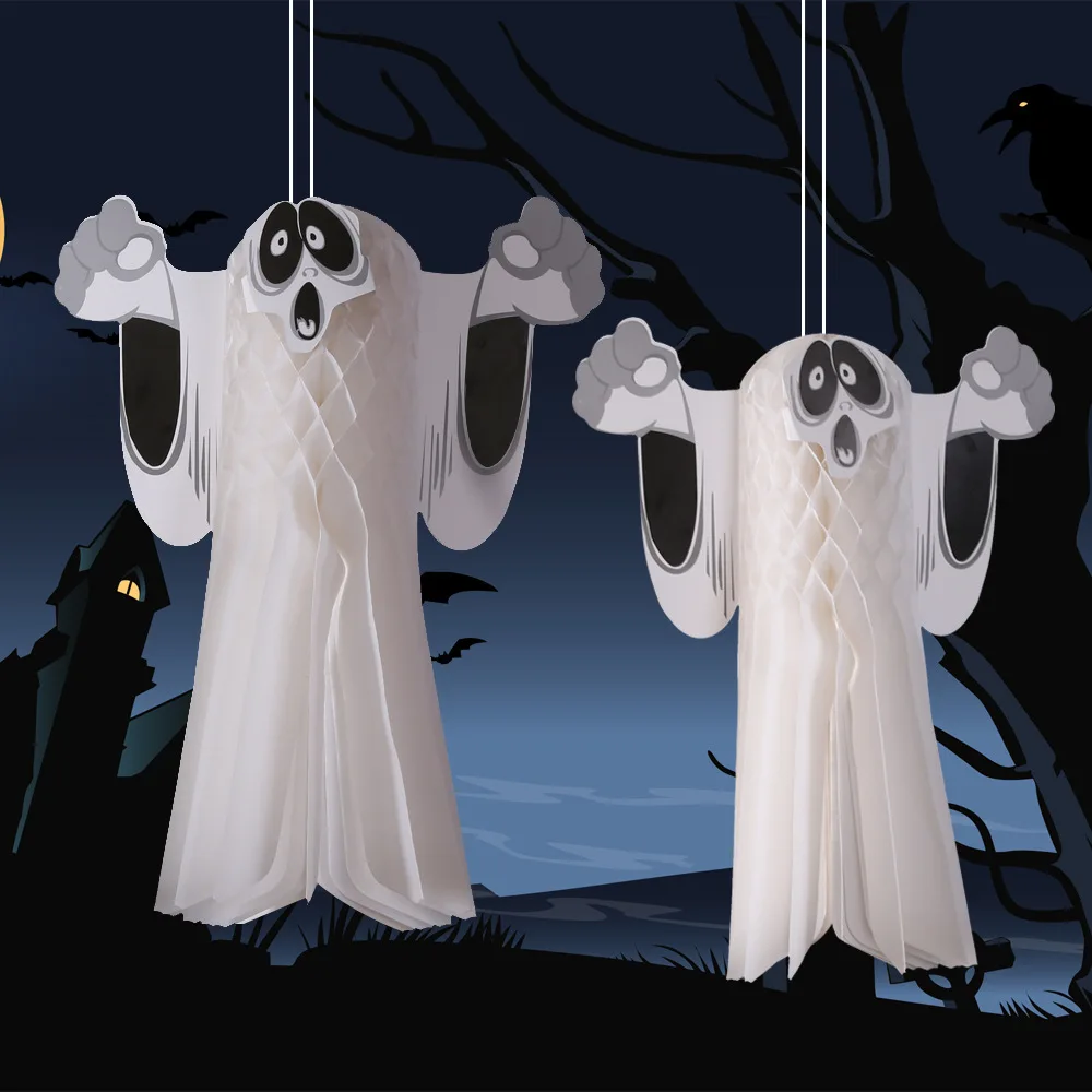 Новый стиль Хэллоуин Бар КТВ вечерние украшения на Хэллоуин реквизит кулон призрак