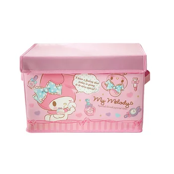 

1PCS Cute Cartoon My Melody Cinnamoroll Sumikko Gurashi Anime PU Cosmetic Storage Box Debris Organizer Home Makeup Beauty Case
