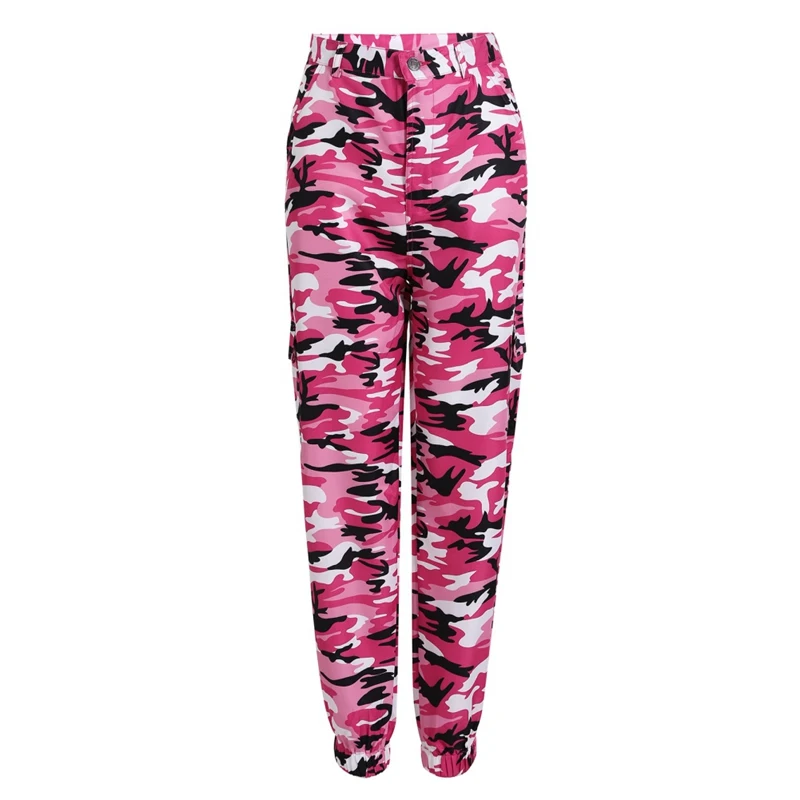 Новинка, женские камуфляжные штаны с высокой талией, модные Pantalon, женские брюки размера плюс, 3XL, спортивные штаны, уличная одежда, камуфляжные штаны для женщин, X1