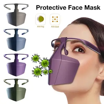 

Face Mask Protective Mask Anti-fog Dustproof Mask Face For Men Women Outdoor Sports Anti-splash