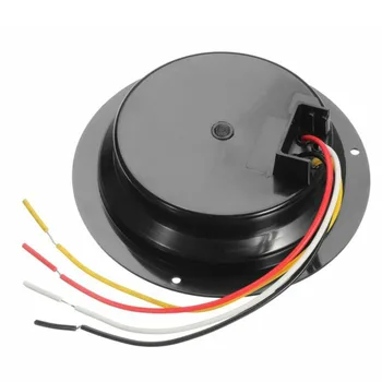 

2X Round 16-LED Truck Trailer Loader Brake Stop Tail Light Turn Signal Red+Amber