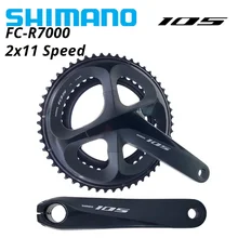 SHIMANO 105 HOLLOWTECH II FC-R7000 Road Bike Crankset 2x11 speed R7000 front chainwheel 50-34T 52-36T 11S 170mm 172.5mm 11v