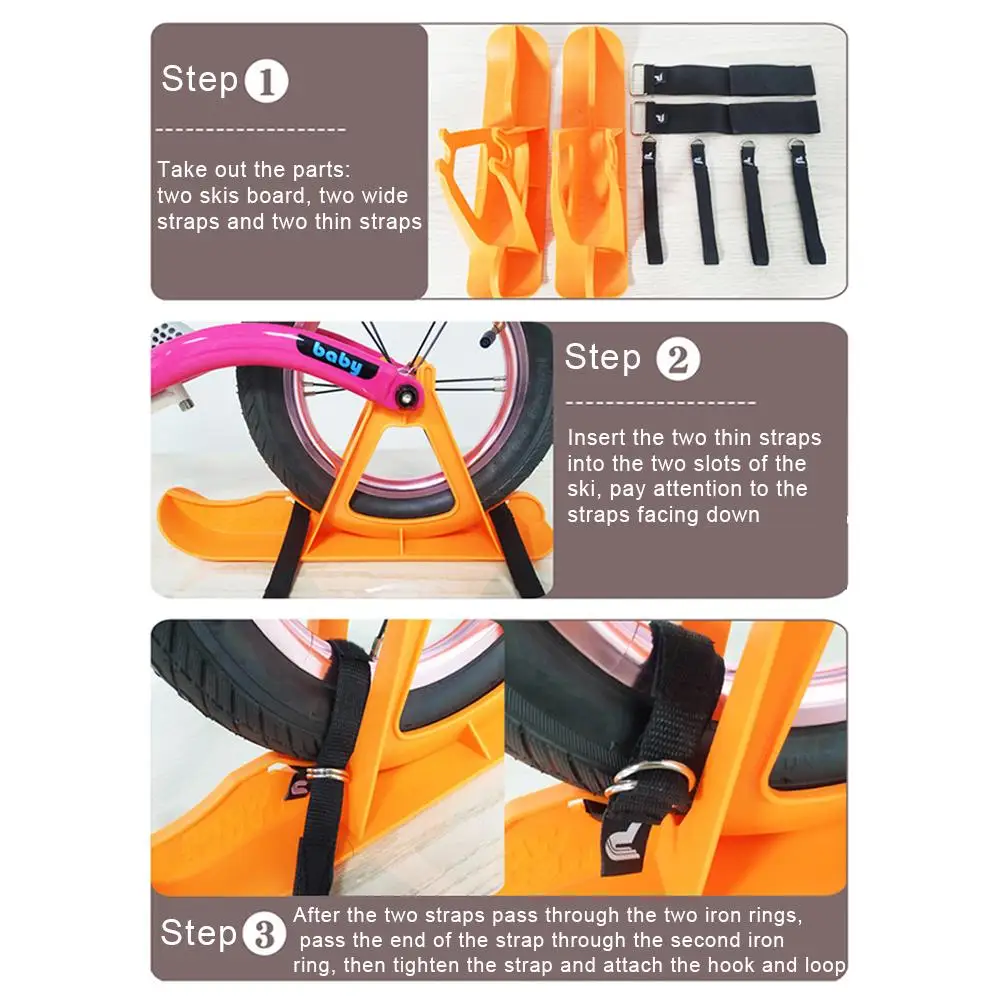 Children's Balance Car 12-Inch Original LED Ski Scooter Fold-up Snowboard For Use On Snow Professional Kids Balanced Snowboard