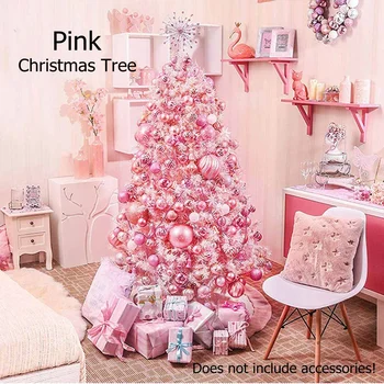 

Pink Christmas Tree Simulation Christmas Tree 45/60/150cm PVC Pine Needle Encryption Christmas Tree Pink Mini Tree