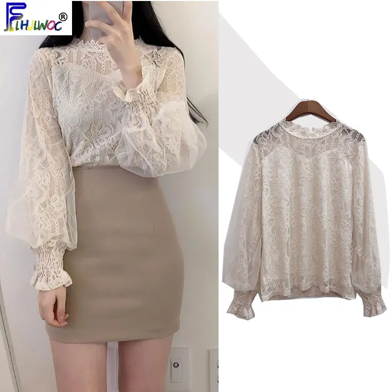 2020 весенние вязанные крючком топы женские милые корейские японские стильные