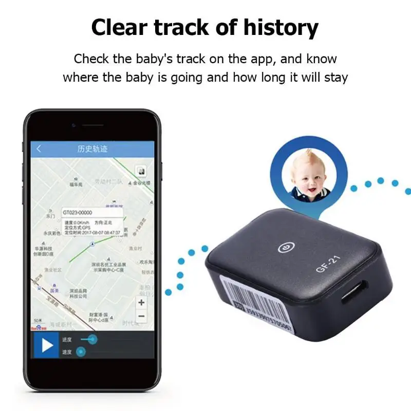 GF21 мини gps трекер автомобиля анти-потеря записи отслеживающее устройство Голосовое управление WiFi+ LBS+ gps локатор транспортного средства