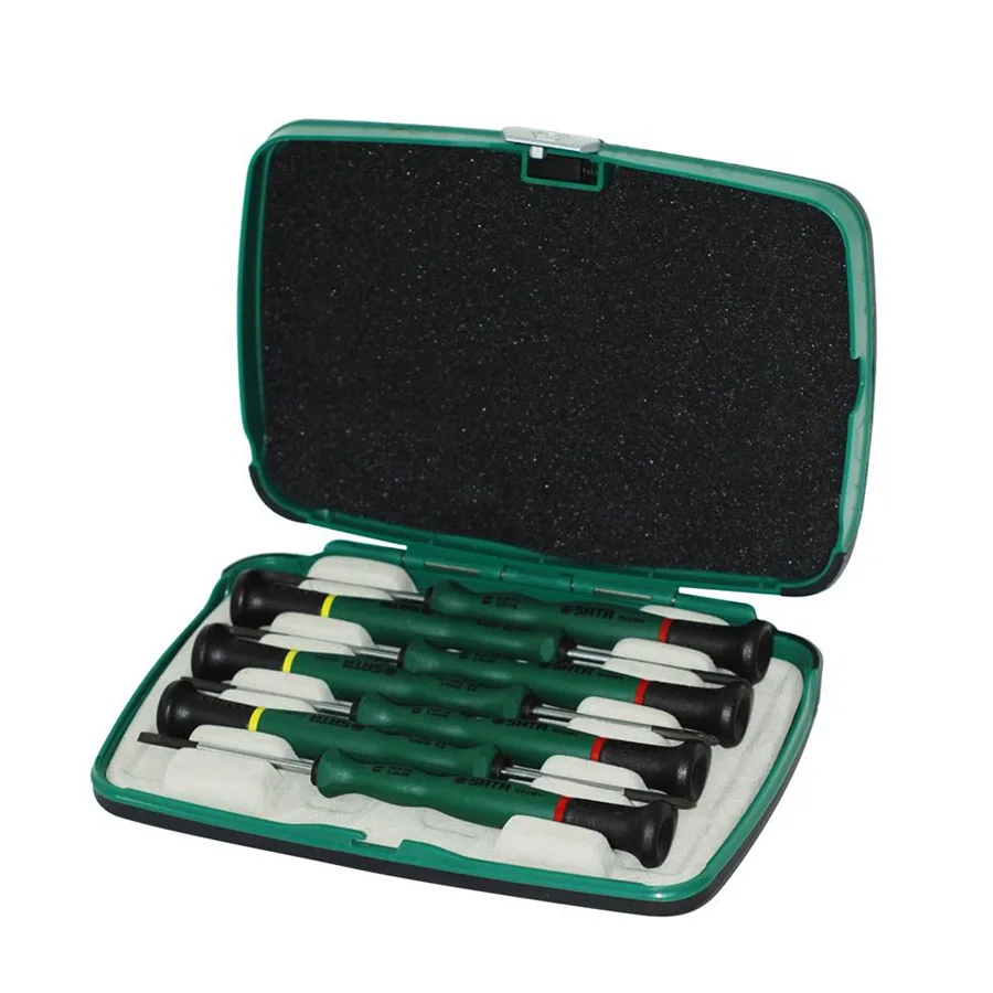 

Sata Tool 7 Pieces Micro Screw Driver Screw Bits Set 09314
