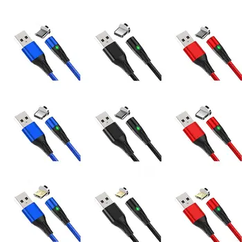 

Magnetic USB Cable 3 In 1 Phone Cables Fast Charging USB Type C Cable Micro USB Cable Chargeing USB Cord