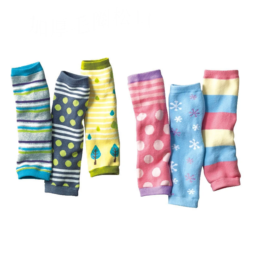 Зимние гетры для маленьких мальчиков и девочек; модные милые плотные теплые устойчивые носки для малышей