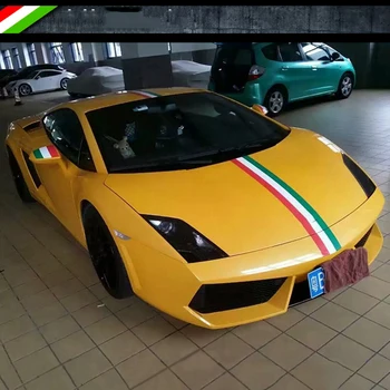 

Car-Styling Accessories DIY Auto Full Body Flag Stickers And Decals For FIAT Lancia Ferrari Lamborghini Maserati Bugatti