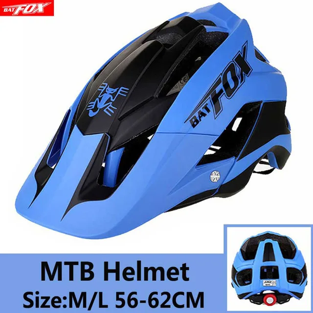 blue mtb helmet