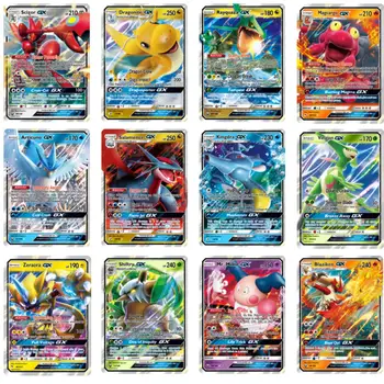 

200 Pcs 70 100pcs Pokemon GX MEGA Shining TAKARA TOMY Cards Game Battle Carte 100pcs Trading Cards Game Children Toy
