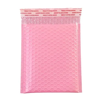 

50Pcs Bubble Mailers Padded Envelopes Lined Poly Mailer Self Seal Pink Shipping Envelope Waterproof bubble express Mailing Bag