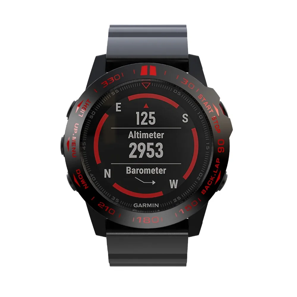 Для Garmin ДЛЯ Fenix 5X Fenix 3 3HR Часы Ободок кольцо клейкая крышка чехол из нержавеющей стали умные часы аксессуары защитная рамка