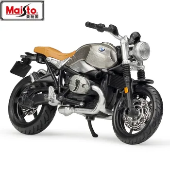 

MAISTO 1:18 BW R Nine T Scrambler Diecasts & Toy Vehicles for Kids Motorcycle Model Simulation Alloy Motor Model Free Shipping
