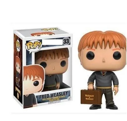 Funko POP Movie HP7 фигурка игрушки Луна Добби Рон Уизли Харри Поттер Северус Снейп проф Квиррелл Коллекционная Подарочная игрушка - Цвет: with box 33