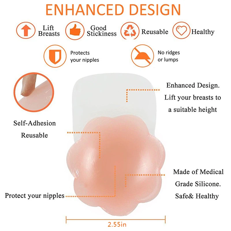 Наклейки на соски, лента для подтягивания груди, силиконовый чехол на соски, Pasties, пуш-ап бюстгальтеры для женщин, аксессуары, прокладки для бюстгальтера, невидимый лифтинг, бюстгальтер, bh