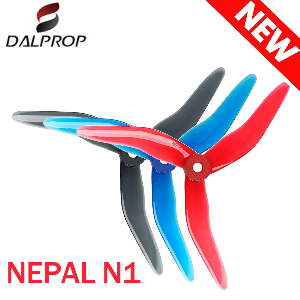 24PCS/12Pairs Upgraded DALPROP Nepal N1 5143 3 Blade FPV Propeller CW CCW POPO for RC Drone FPV Racing|Parts & Accessories| - AliExpress