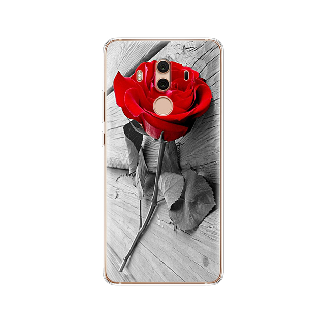 TPU Case For Huawei Mate 10 lite Printing Drawing silicon Phone Cases Cover For Huawei Mate 10 pro coque for mate 10