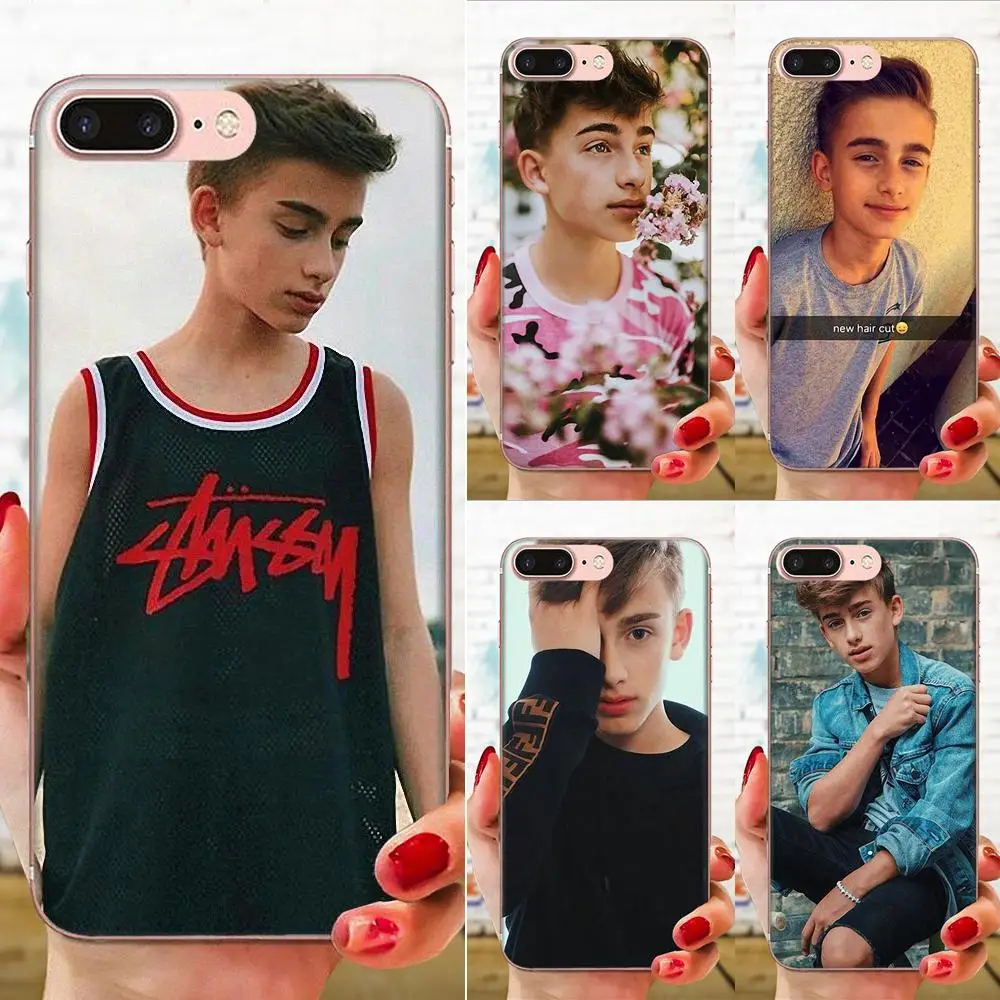 Soft TPU Protective Case Johnny Orlando For Xiaomi Redmi Note 2 3 3S 4 4A 4X 5 5A 6 6A Pro Plus | Мобильные телефоны и