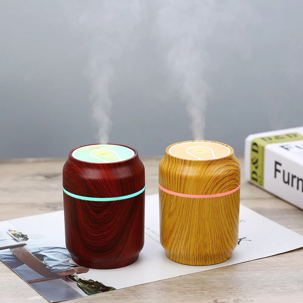 

USB LED Ultrasonic Air Cans Humidifier Essential Aroma Oil Diffuser Atomi aroma essentialoil Health Care Home & Living