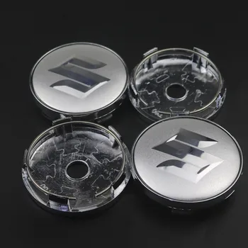 

60mm Wheel Center Hub Caps Car Emblem Badge Logo Wheel Center Cap For Suzuki Swift SX4 Vitara Jimny S-CROSS Swift