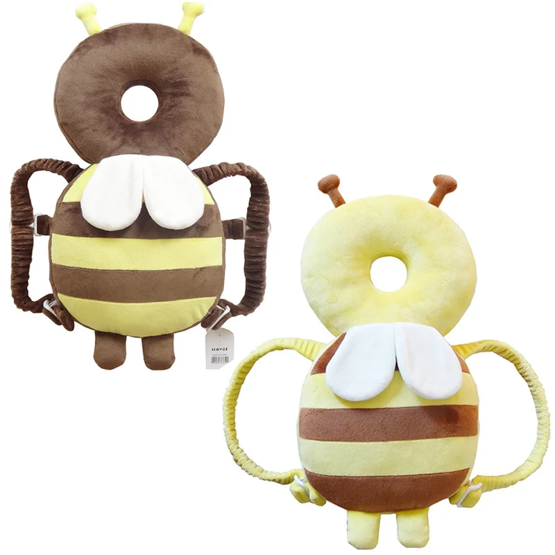Newborn baby Walking Training Safety Protection pillow Learning Walking Nursing pad cartoon bee Head protection BackpackYTL009