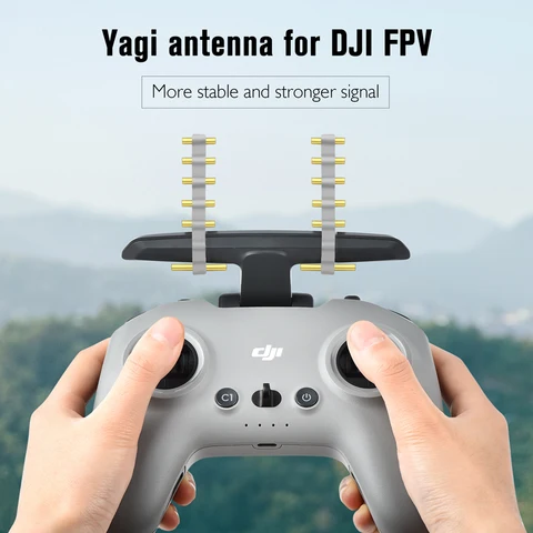 Antenna Amplifier for DJI FPV Drone Remote Controller Signal Booster Antenna Range Extender for DJI FPV Accessories
