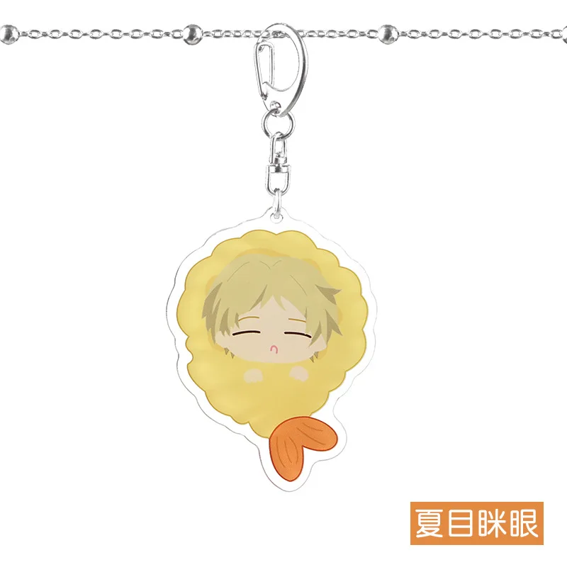 Мультфильм Аниме Natsume Yuujinchou Natsume-takahi Madara акриловый брелок для ключей женские детские брелоки для мужчин и девочек - Цвет: K-40