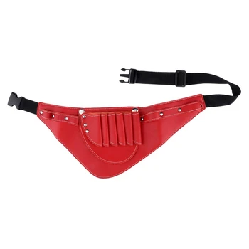 

Red Salon Barber Scissors Bag Scissor Clips Shears Shear Bags Tool Hairdressing Pouch Holder Case Belt