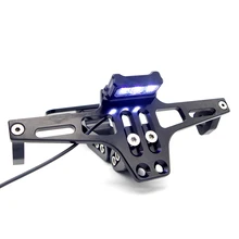 Для cbf 600 cb 650f benelli tnt 125 Универсальный CNC держатель номерного знака мотоцикла Мото задний аккуратный кронштейн со светодиодной лампой