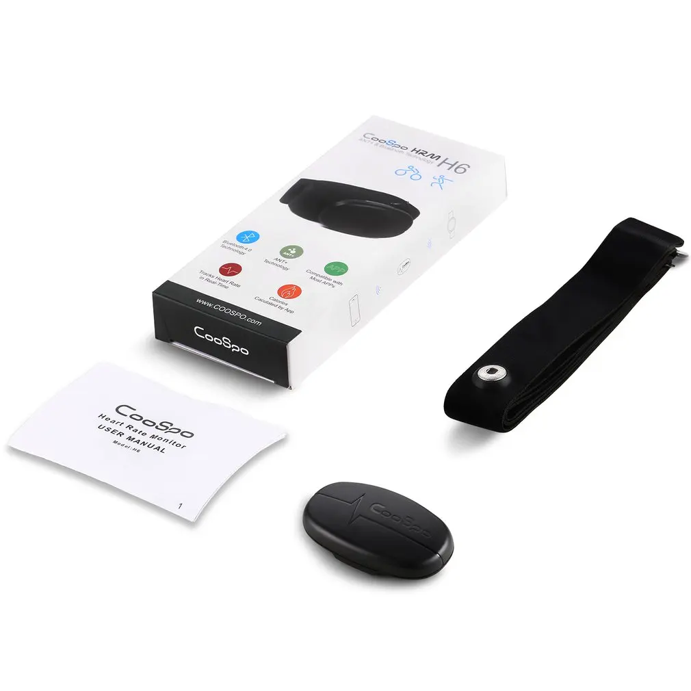 

Chest Strap Belt Real Time Heart Rate Monitor Sensor Wireless ANT Technology Smart Outdoor Fitness Equipment