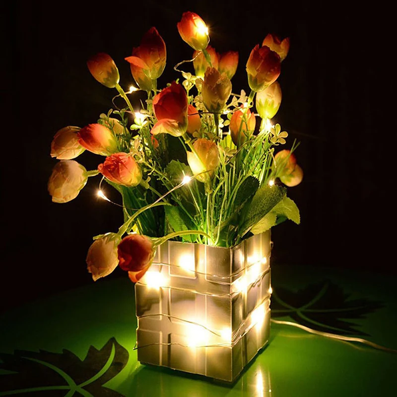 Светодиодный ленточный светильник 1 м 8 цветов Рождественский для гирлянды