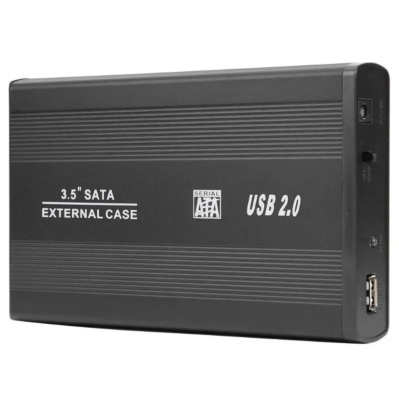 3,5 дюйма HDD чехол USB 2,0 на SATA SSD жесткий диск Корпус 2,5 дюйма USB 3,0 2,0 на SATA адаптер 480 Мбит/с твердотельный жесткий диск коробка