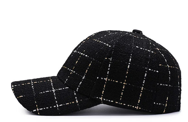 Унисекс Хлопок Casquette шляпы для гольфа горячая Распродажа решетки бейсболки женские мужские шляпы Повседневная индивидуальность высокого качества