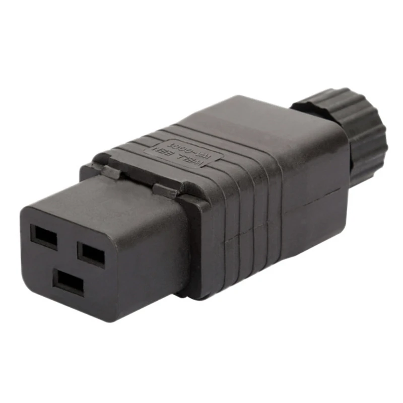 

2024 New IEC PDU UPS 16A 250VAC 320 C 19 plug,conector IEC conector IEC 320 C19 C19 Plugue feme Conect Rewirable Socket