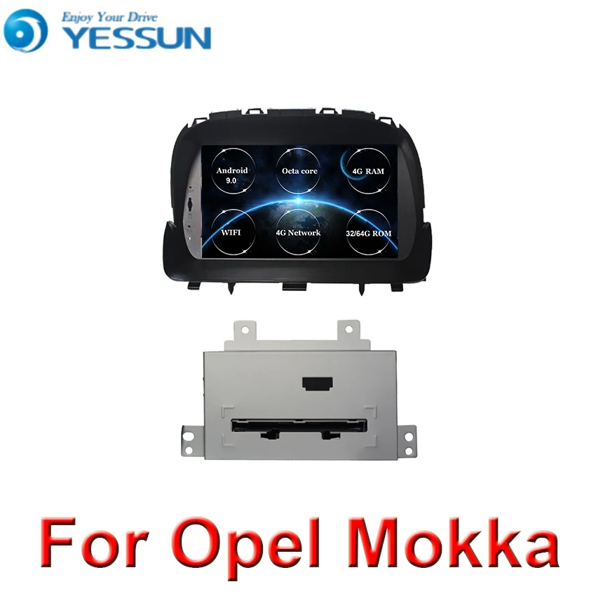 8-дюймовый HD Восьмиядерный Android 9 автомобильный DVD-плеер для OPEL MOKKA 2 Din