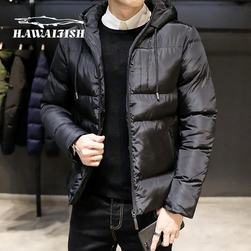 

Cotton jacket men's jacket 2021 winter new short thick down padded jacket Korean fashion men's winter jacket men's parker jacket