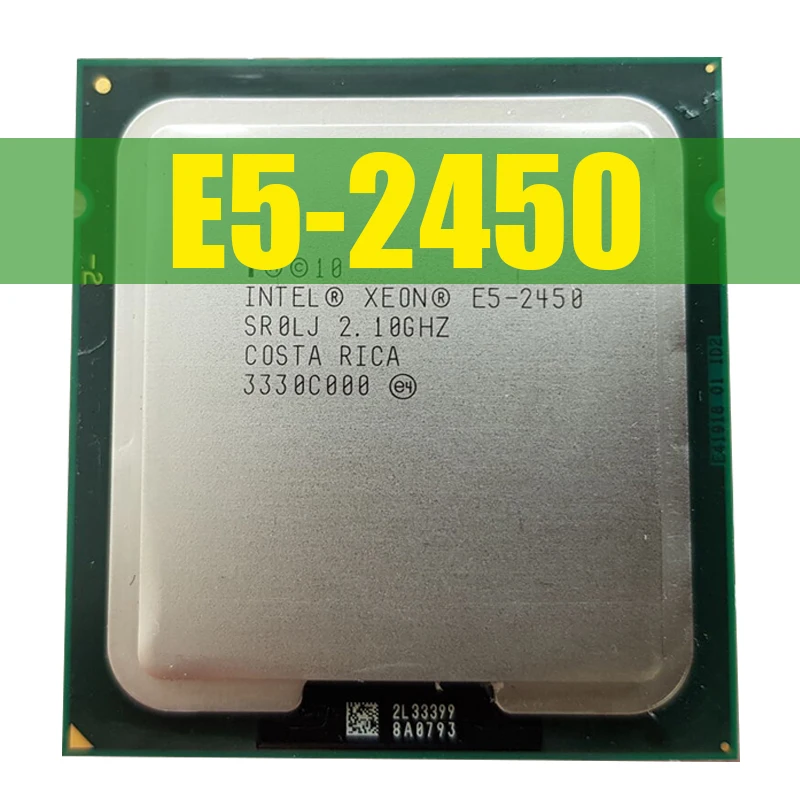 new cpu INTEL CPU Intel Xeon E5-2450 E5 2450 2.1GHz Eight-Core Sixteen-Thread CPU 20M 95W LGA 1356 Processor cpu core