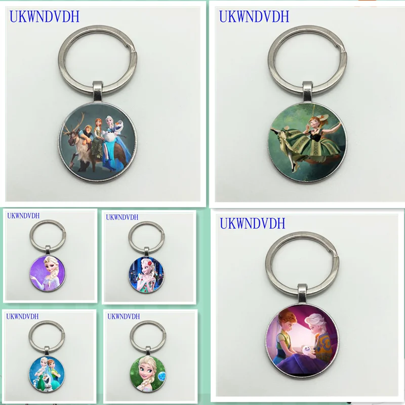 

Princess Elsa Anna Snow Queen Slow Keychain Fashion Mini Wallet Keychain gifts for men