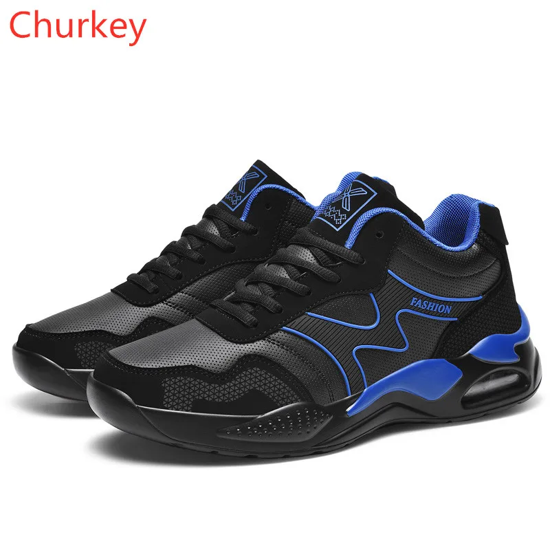 

Fashion Men Shoes Man Sneakers Spring Autumn PU Platform Brand Casual Sports Vulcanized Shoes Lace up Running Outdoors Tennis