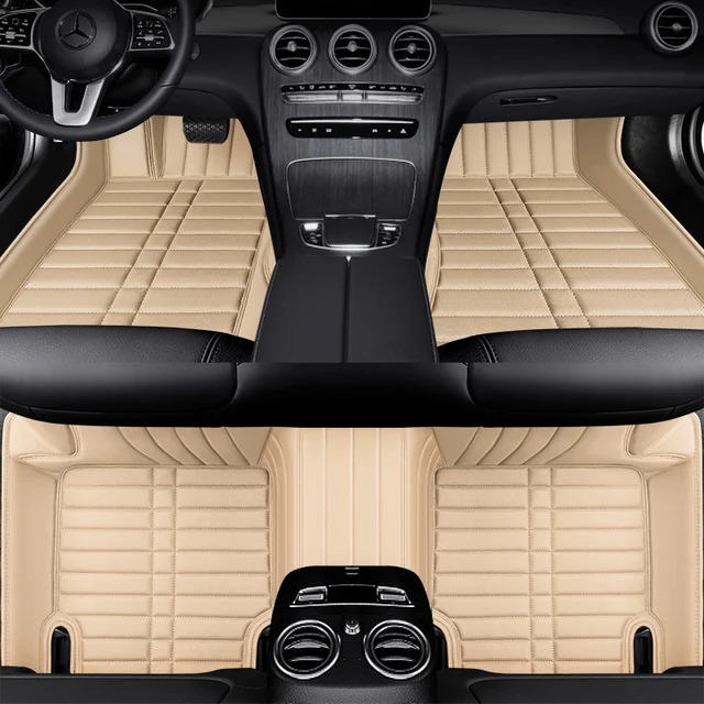 Custom Leather Car Floor Mats For GMC All Car Model Yukon Denali