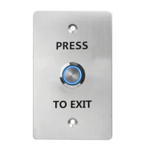 Interruttori Di Rilascio Porta In Acciaio Inossidabile Pulsante Di Uscita Premere Per Uscire Pulsante Adatto Per Kit Sistema Di Controllo Accessi Port