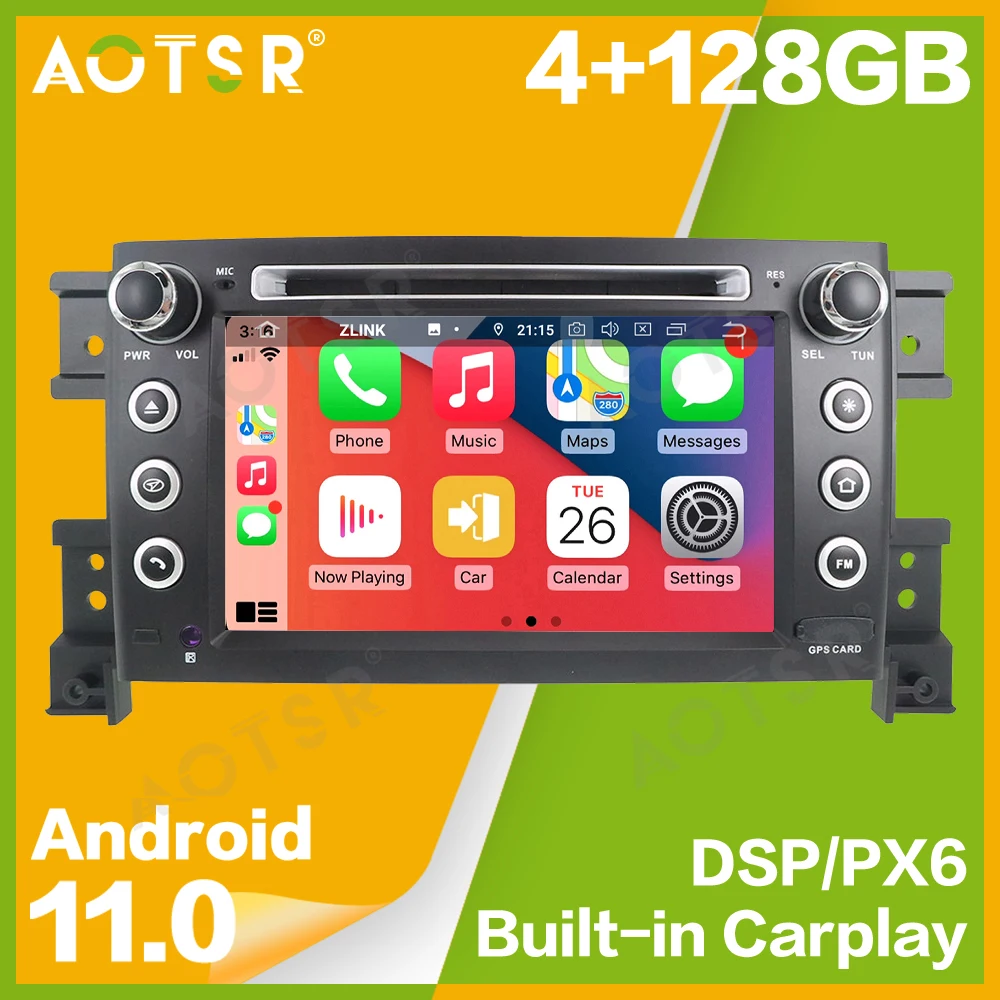 

7"2Din Android 11.0 Car DVD For Suzuki Grand Vitara 2005-2012 Stereo GPS Navigation Car Radio USB Audio Video Player