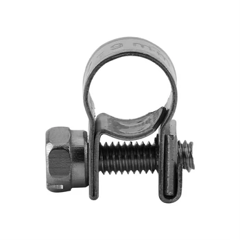 

10PCS 8 Kinds Of Hose Clamps In Different Adjustable Diameters 6-20mm Screw Band Drive Hose Clamps Stainless Steel Pipe Clips