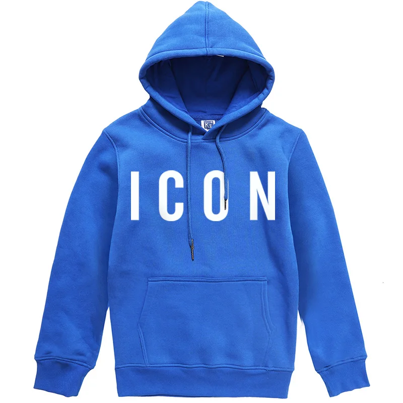 2019 Hot Sale Fashion Brand Icon Hoodies Sweatshirt Hoodie Funny Casual Hip Hop Hoodies Men Printed 3
