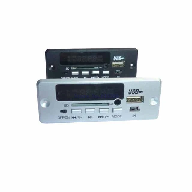 

A19-- Power Amplifier For Bluetooth MP3 Decoder USB lossless Hands-free calls Board Support memory DIY MD01