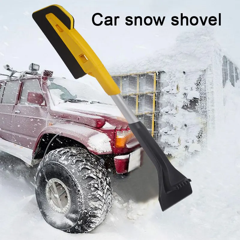 

Multifunction Foldable Ice Scraper Quickly Easy Remove Snow Mini Portable Brush Snow Shovel Tool for Car Vehicle Auto Motorcycle