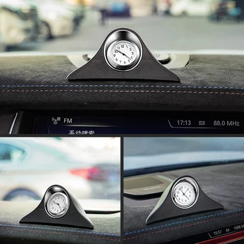 

Car Clock Decoration Luminous Electronic Meter Clock Non-slip Mat Time Auto Interior Ornament Fluorescent Watch Accessories Gift